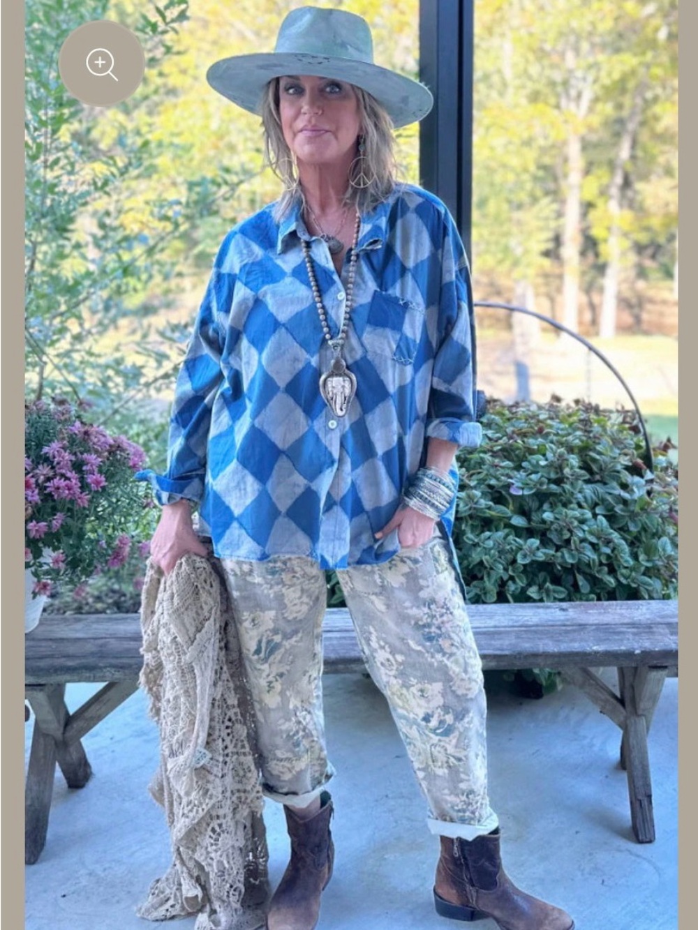 Jaded Gypsy Starburst Top - Royal Diamond OS NWT
